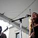 A member of Dragon Wagon performs on the main stage during the Townie Street Party on Monday, July 15. Daniel Brenner I AnnArbor.com